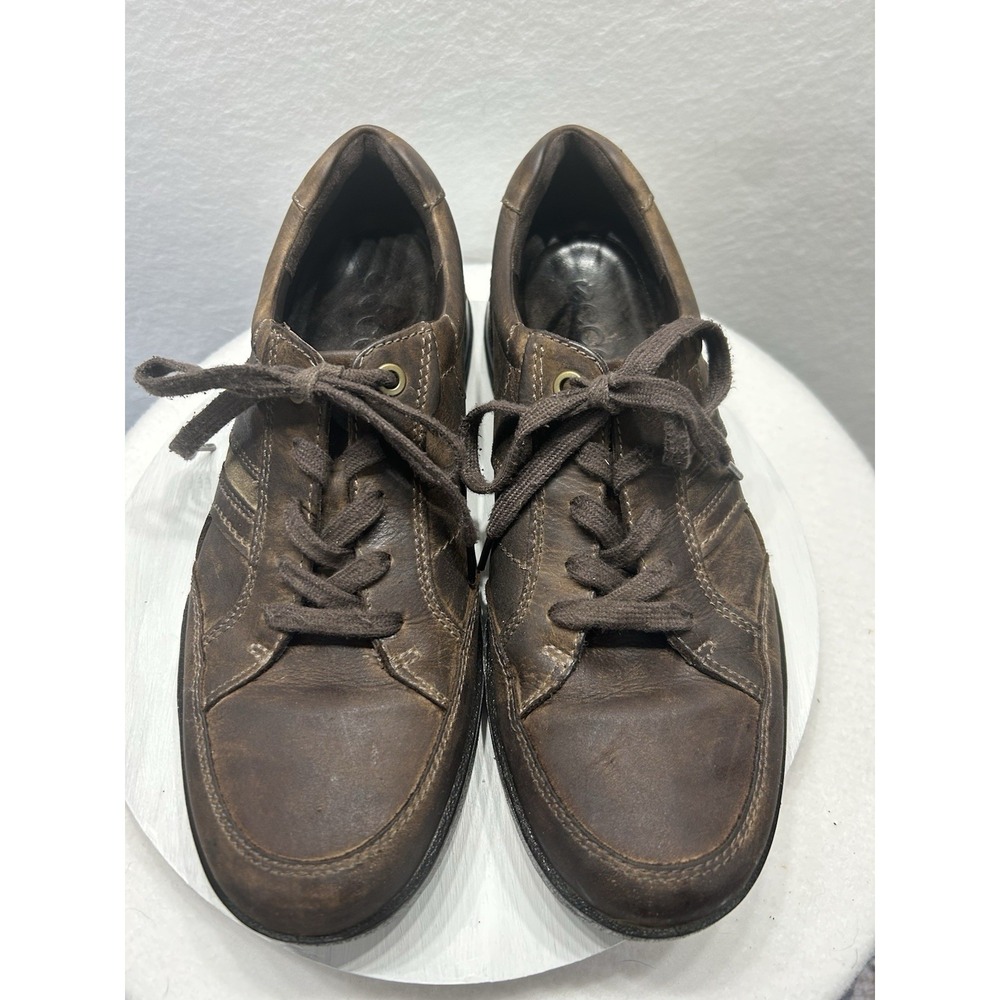ECCO Shock Point Men's Size EU 46/US 13 Brown Leather Shoes